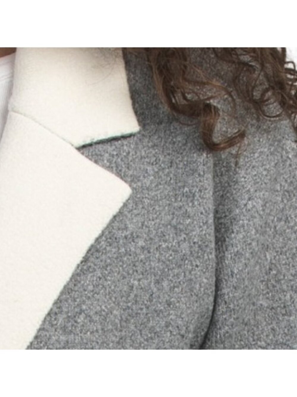 ANNE KLEIN Long Sleeve Double Knit Blazer - Picture 3 of 4